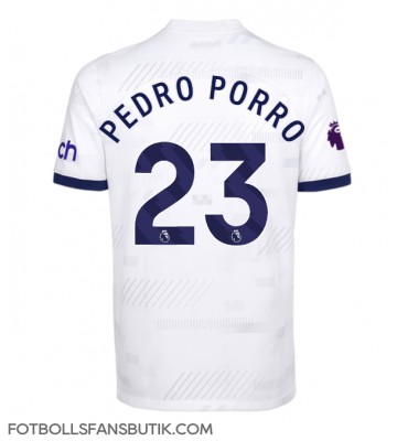 Tottenham Hotspur Pedro Porro #23 Replika Hemmatröja 2023-24 Kortärmad